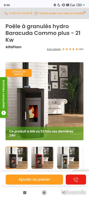 Poêle a granulés (image 3)