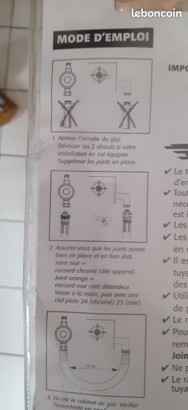 Tuyaux gaz neuf (image 1)
