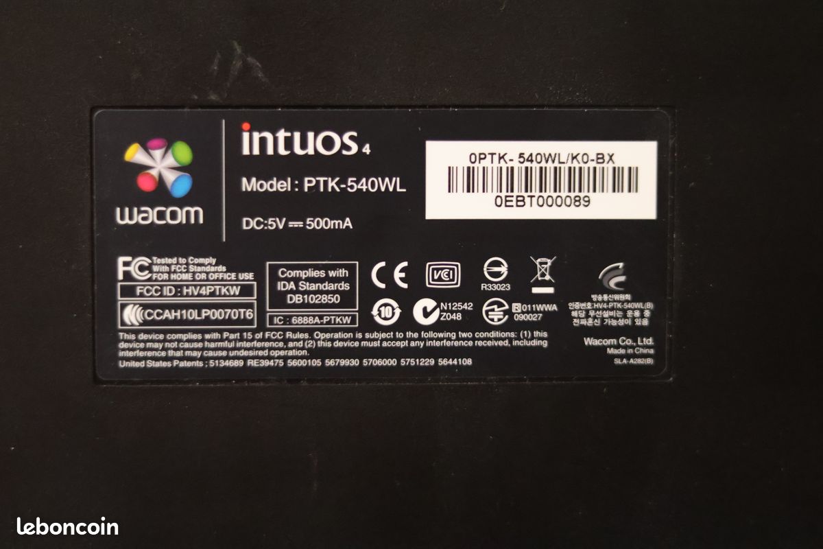 Wacom tablette graphique INTUOS 4 M wireless (image 2)