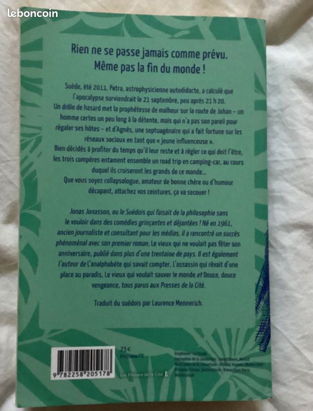 Livre Jonas Jonasson - Dernier Gueuleton avant la fin du monde (image 2)