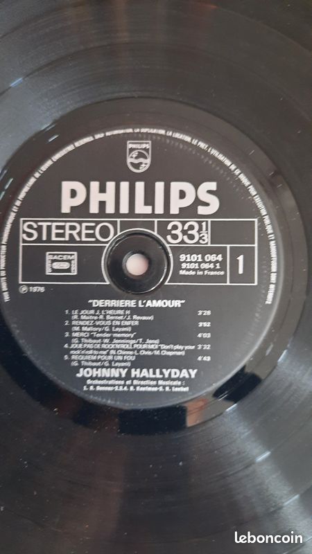Johnny Hallyday 33 tours (image 5)