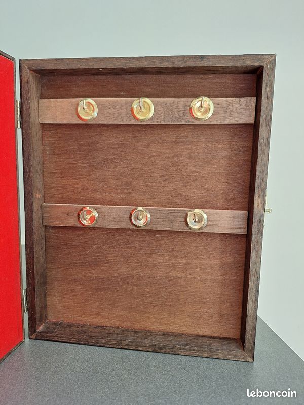 Boîte à clés murale vintage miroir sérigraphié années 70/80 (image 9)