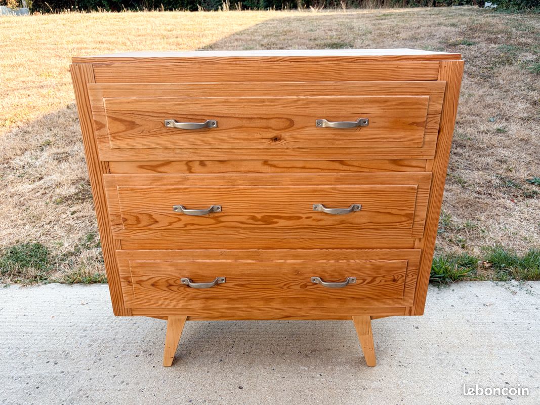 Commode pieds compas des années 50' (image 6)