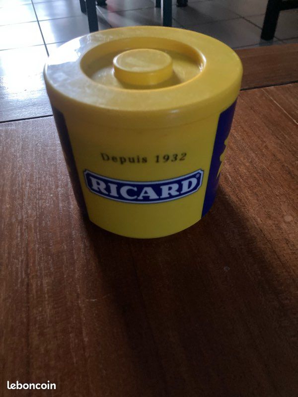 Seau à Glaçons Vintage Ricard – Plastique – Déco Bar Rétro – Collection