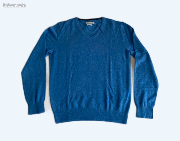 Pull Homme IZOD Gris En Coton - Taille XL - Occasion En Très Bon état - Tricot Confortable
