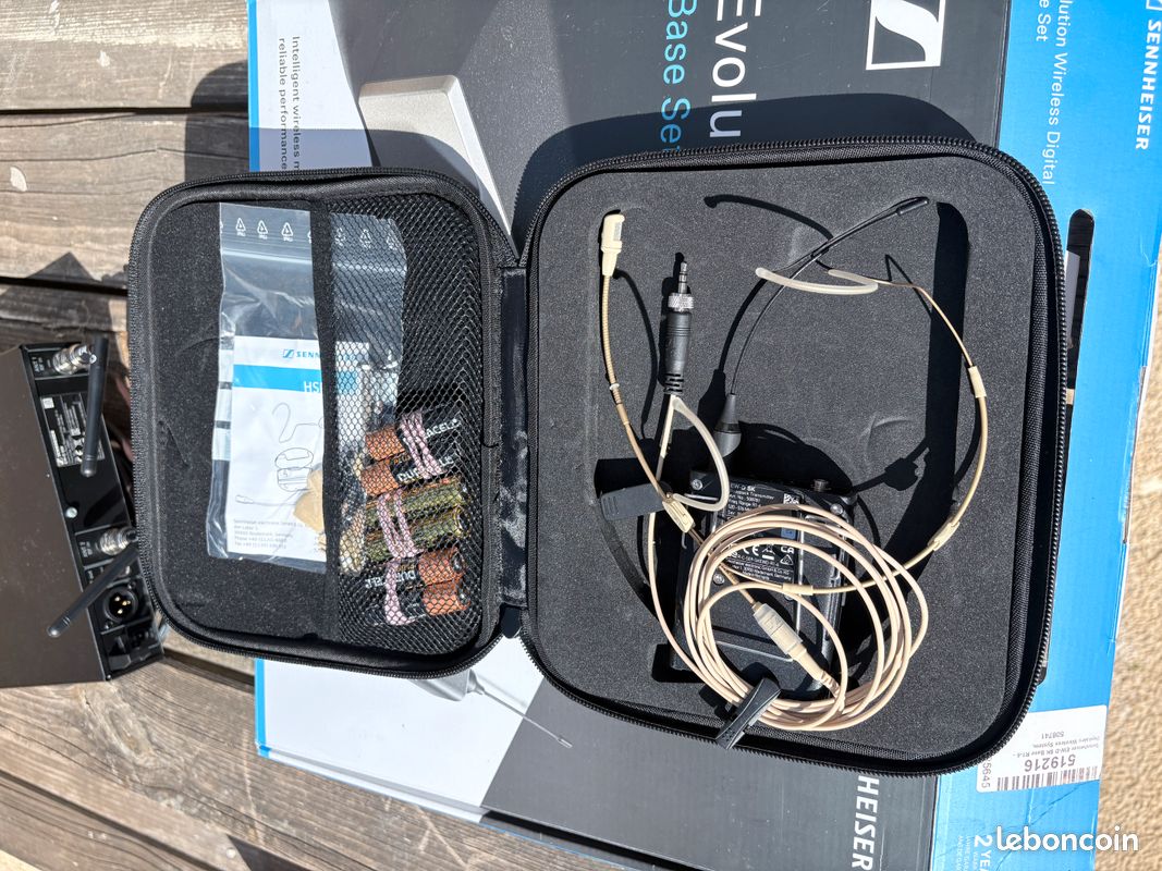 Micro HF serre tête Sennheiser HSP 4 + Système numérique Sennheiser EW-D SK Base Q1-6 (image 2)