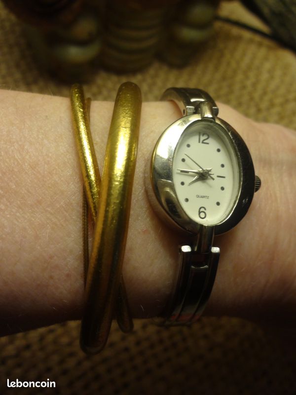 Montre à Quartz Vintage Pour Femme - Style Rétro, Occasion En Bon état