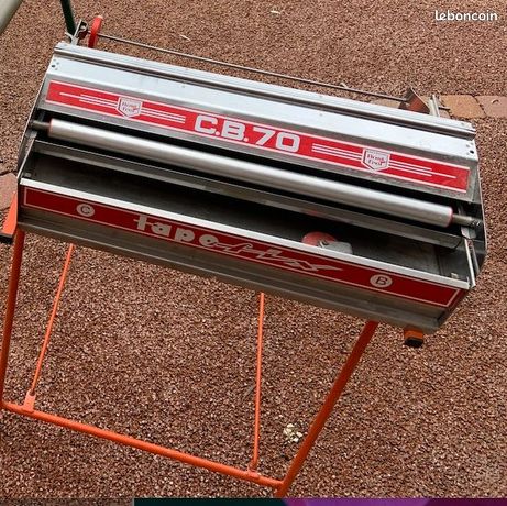 Machine à Coller le Papier Peint à Manivelle, Appareil à Plastifier, Brosse, Colle, 53cm, 70cm