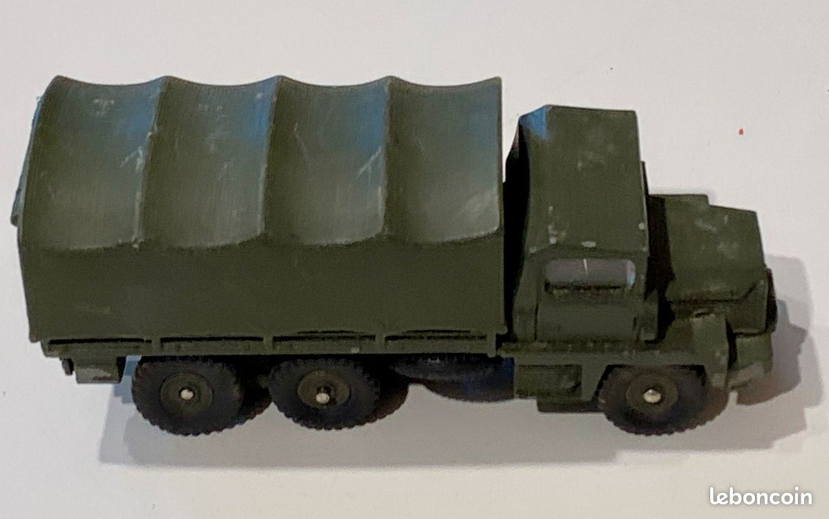 Dinky Toys 824 Camion Militaire Berliet Gazelle - Boîte D'origine + Coupon Rev
