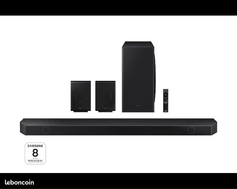 Samsung TV Neo QLED 75’’ + barre de son HW-Q930B + support mural (image 4)