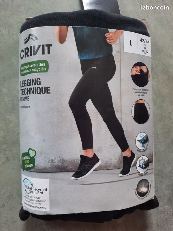 Legging Poche Portable Leggings NEUF Femme Taille L Ou 42 44 Sport