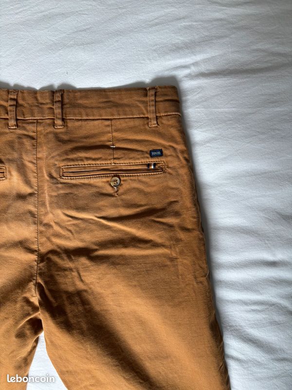 Pantalon chino camel homme/ado (image 2)