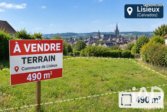 Terrain 490 m² · à Lisieux · 490 m² · 50 000 €
