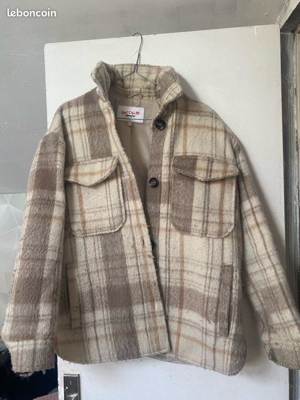 Veste Oversize Veste A Carreau Femme Jennyfer Veste à Carreaux - Main Image