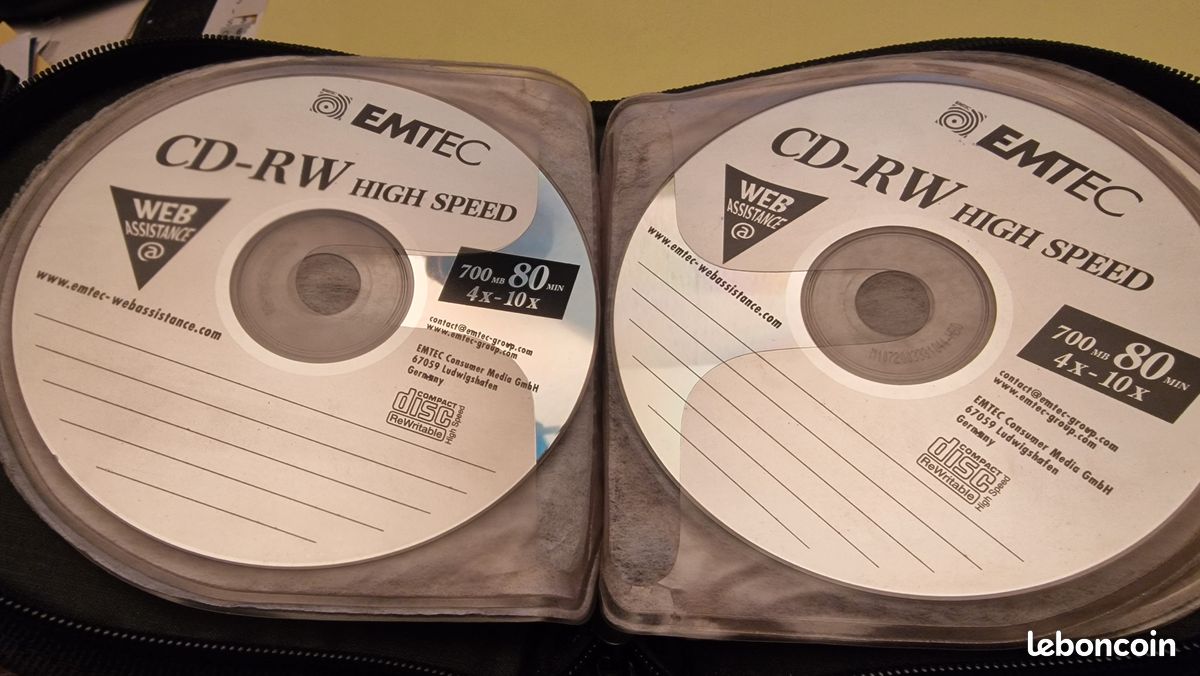 Lot de 6 CD-RW réinscriptibles (image 1)