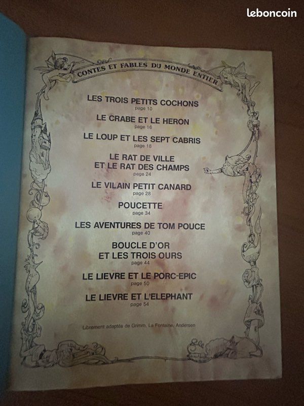 Livre de contes les 3 petit cochons et d’autre histoire (image 2)