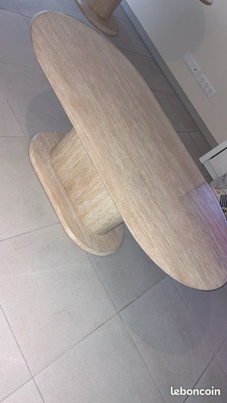 Lot de 2 tables (table à manger + table basse (image 3)