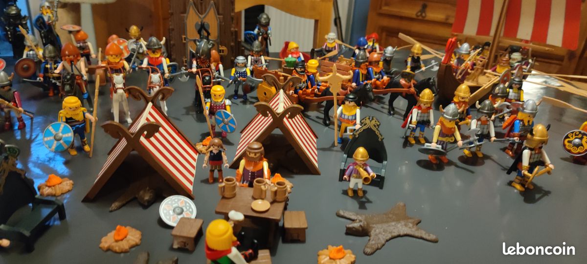 Lots Playmobil viking personnage accessoires (image 15)