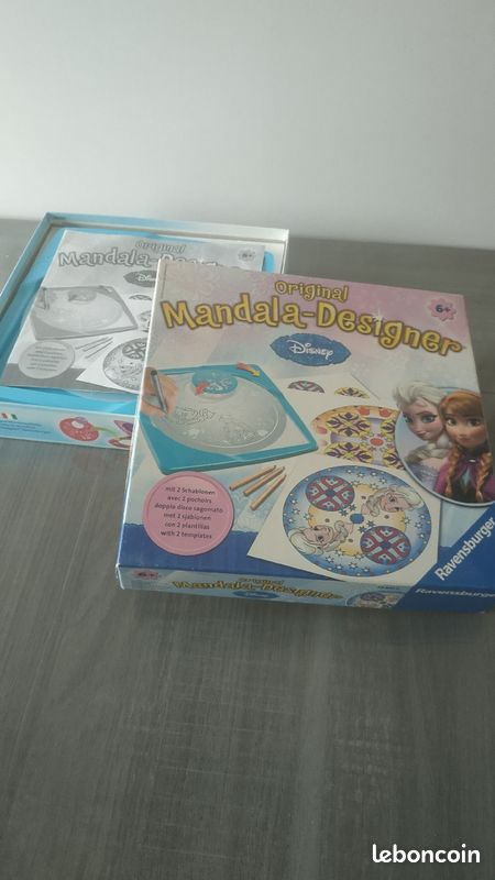 Mandala designer reine des neiges (image 1)
