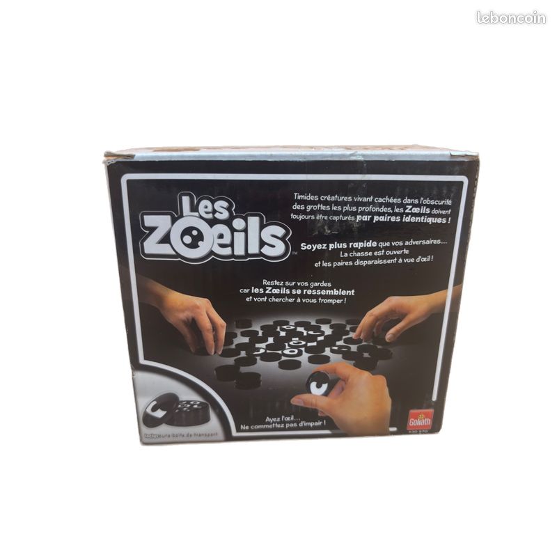 Les Zoeils - Goliath - Jeu Rapidité Observation 6 ans 2-4j - Complet Vérifié (image 2)