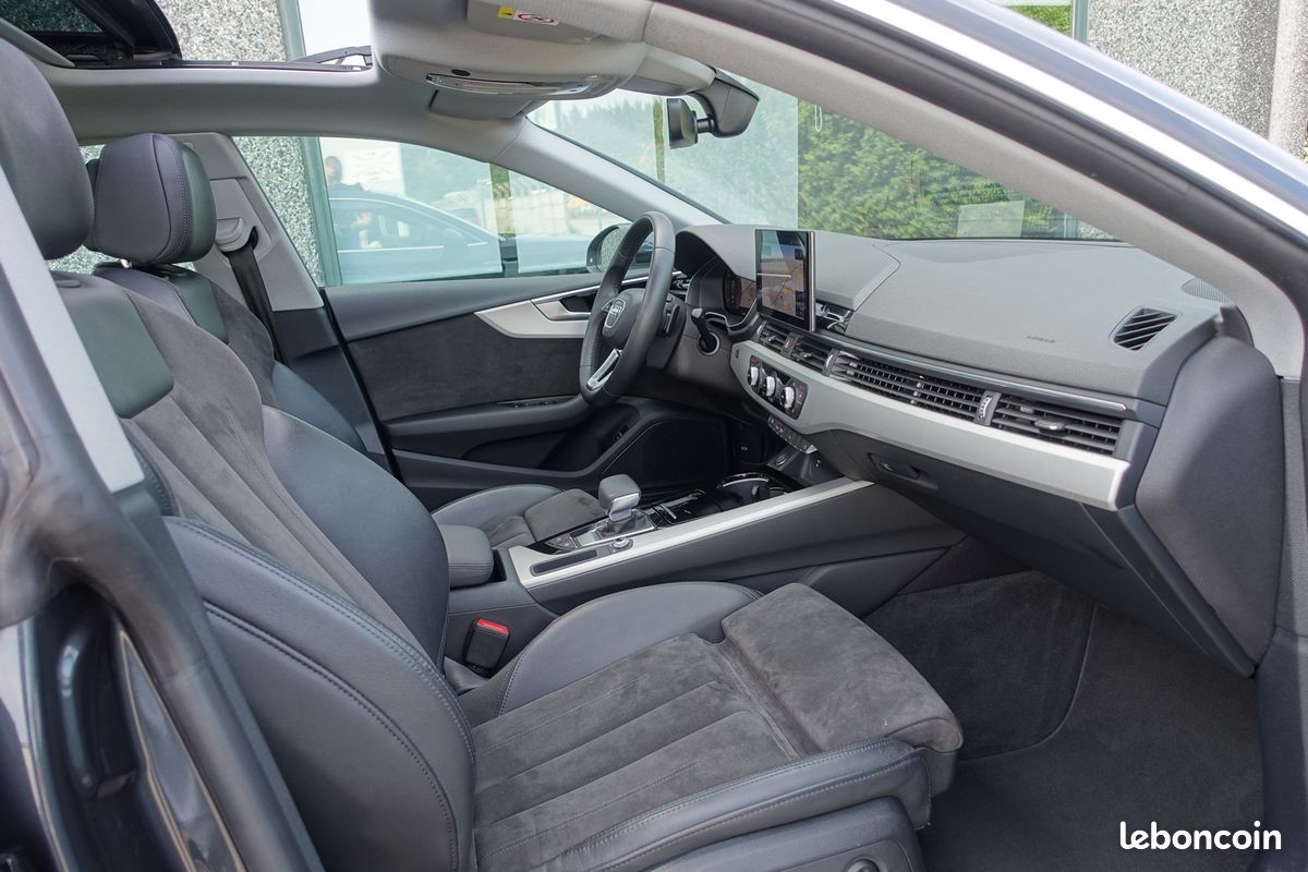 A5 Sportback 35 Tdi S-Tronic Mhev 163ch Virtual cockpit/Cuir sport chauffant/Toit ouvrant/Caméra/Régulateur adaptatif/Carplay/1°main/Garantie 12 mois (image 8)