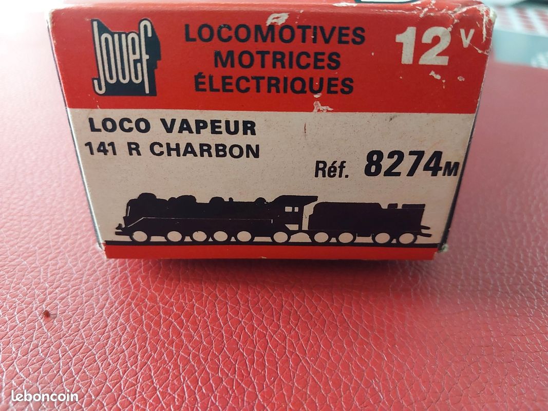 Très RARE Loco vapeur dorée JOUEF 141 R charbon