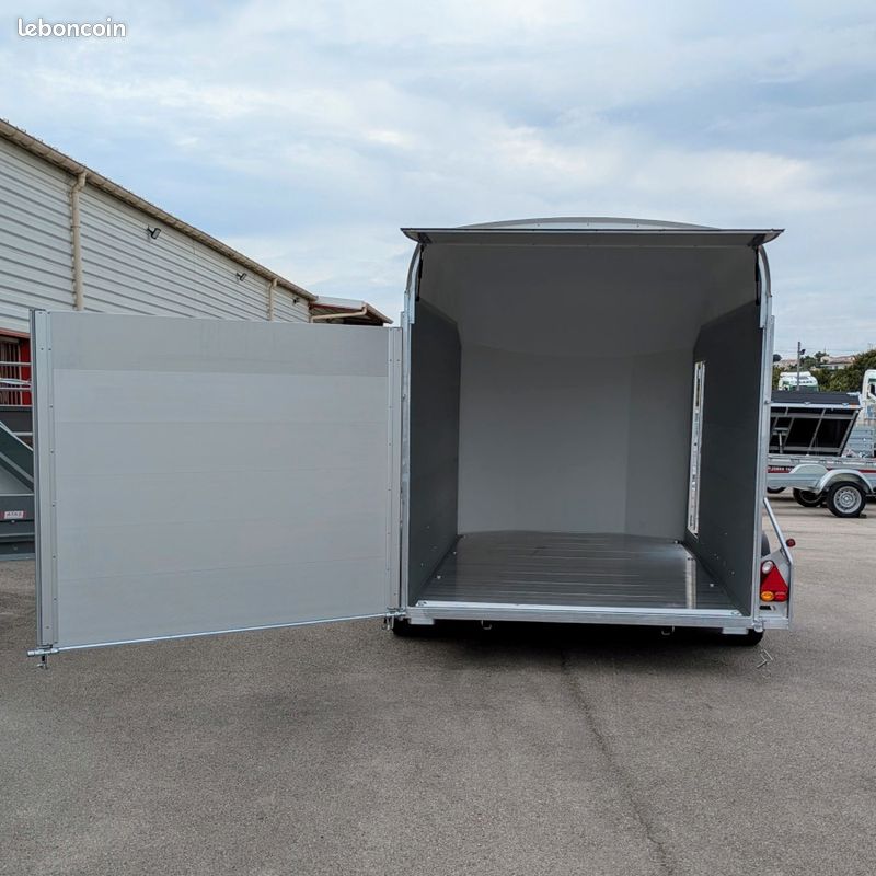 Remorque Fourgon Debon Roadster Blanc 700 - 2600 kg PTAC Aluline (image 3)