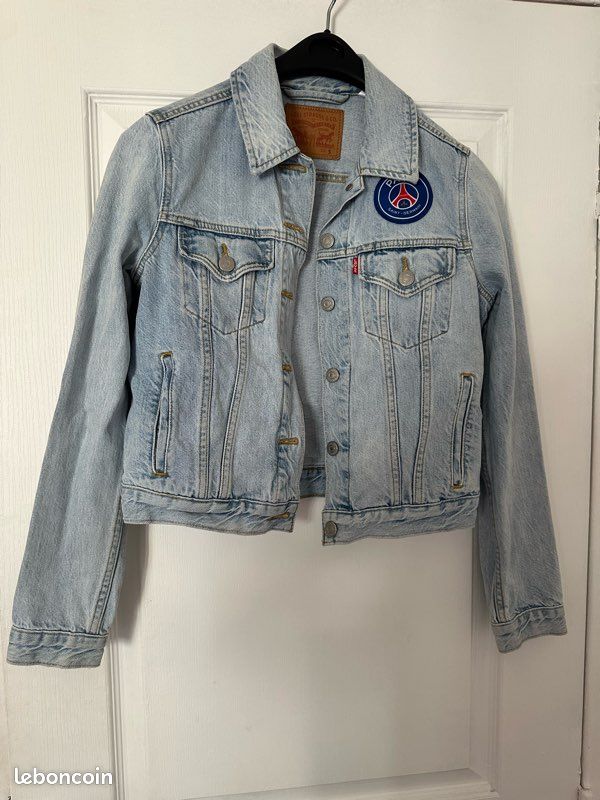 Veste en jean Levis édition limitée PSG (image 1)