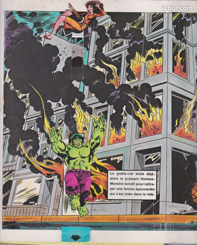 L'INCROYABLE HULK en relief et animé - 1981 (image 5)