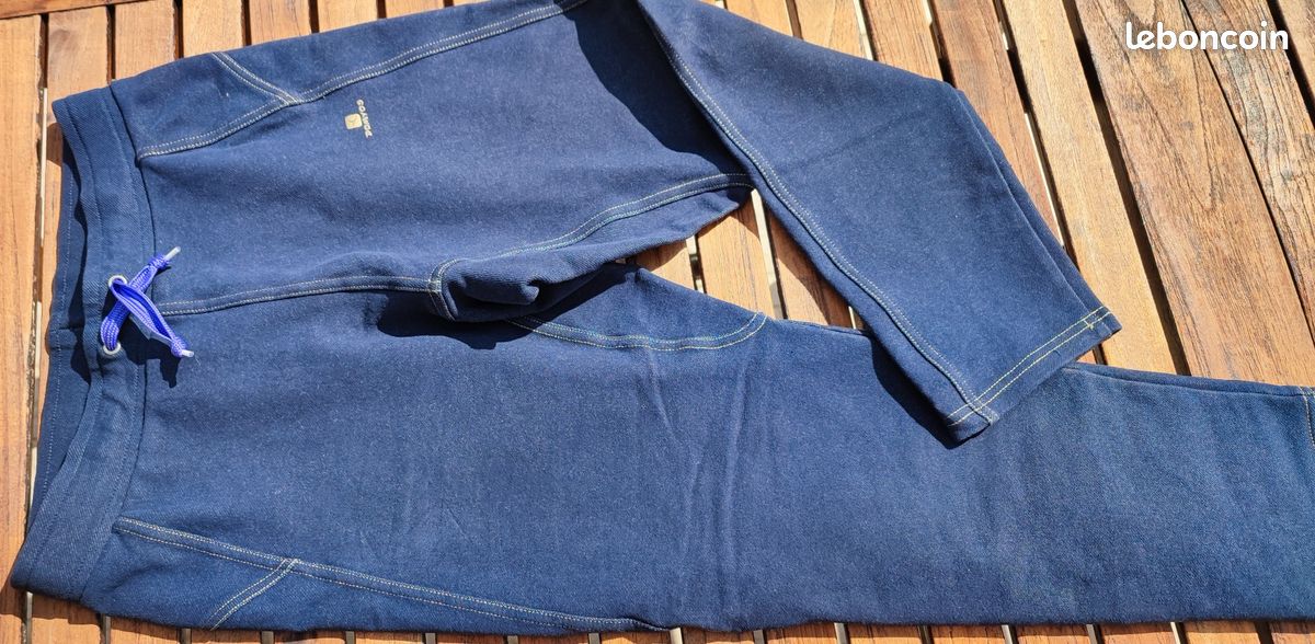 Pantalon jogging marine Domyos T 10 ans (image 1)