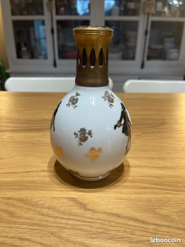 Vintage ancienne Lampe berger signée Tharaud et bouteille recharge (image 4)