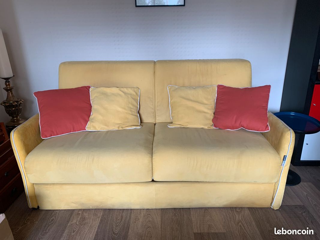 Vente CANAPÉ + TABLE BASSE (image 1)