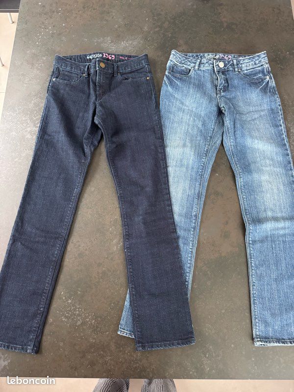 Jeans Baggy en taille 12 ANS pour Fille