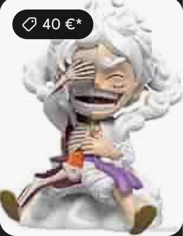 Figurine Mighty Jaxx One Piece - Luffy Gear 5 - XXRAY Wanted Serie - Neuf
