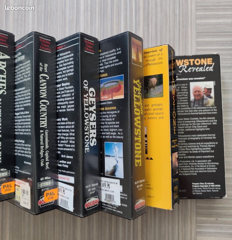 Lot 7 VHS National Park Monument Series (Holiday) in English only (image 4)