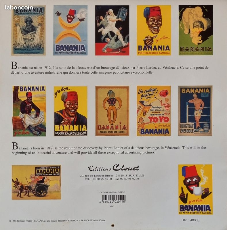 Calendrier année 2000 Banania (image 4)