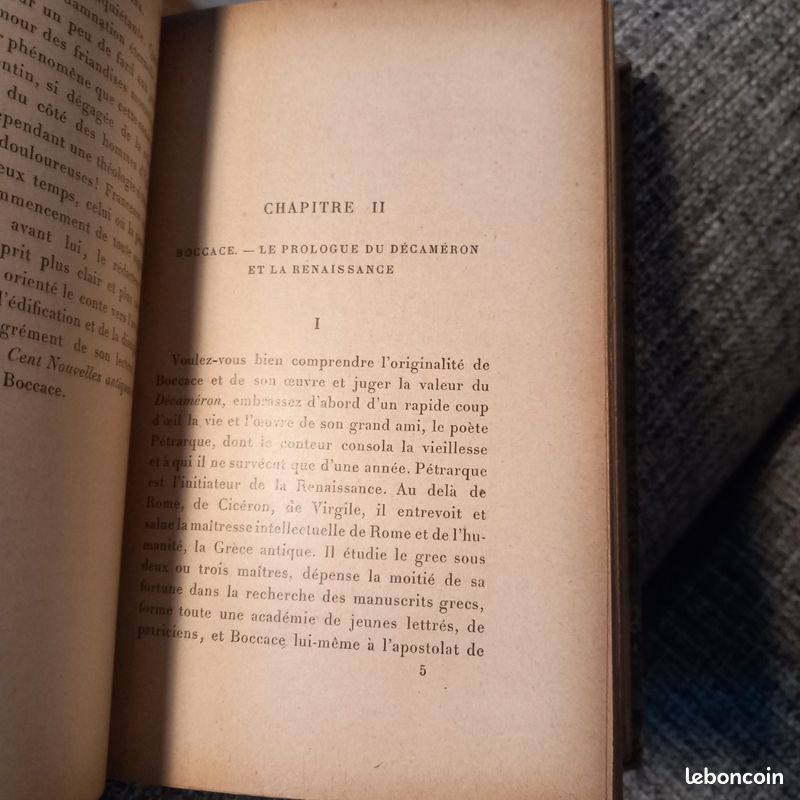 Livre ancien- LES CONTEURS FLORENTINS DU MOYEN ÂGE- 1909 - GEBHART (image 8)