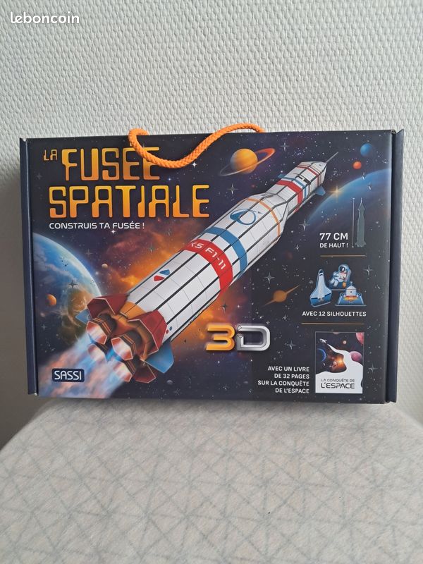 Fuseee Maquette La fusée spatiale 3D : construis ta fusée - Jeux & Jouets