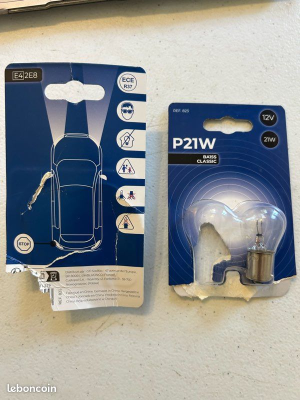 Ampoules auto 12v – p21w & p21/5w – neuves – envoi possible (image 2)