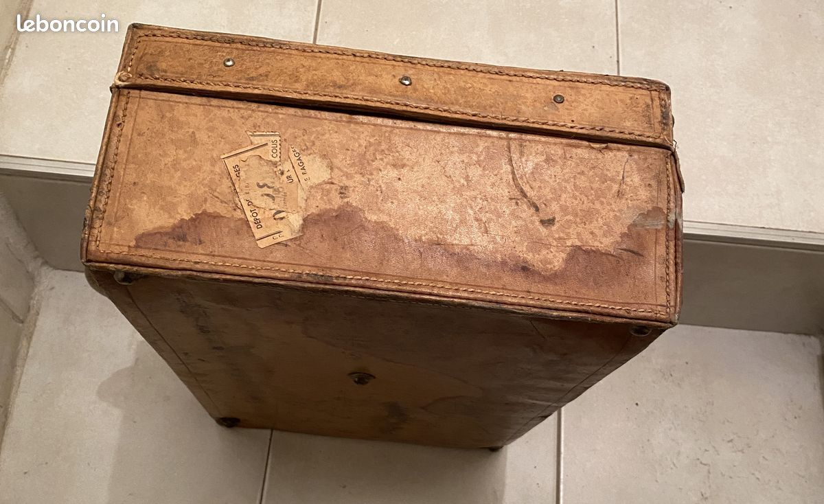 AUTHENTIQUE VALISE ANCIENNE années 40 totalement vintage EUR 35,90 - FR