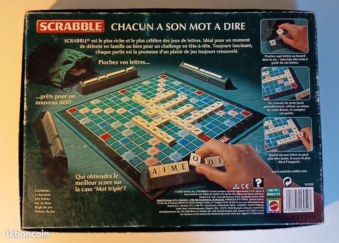 Jeu de Scrabble Classique (image 2)