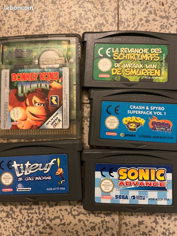 Lot de 7 jeux pour gameboy gameboy couleur et gameboy advanced (image 2)
