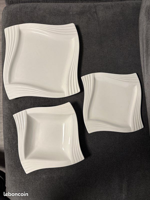 Service vaisselle blanche 32 pièces (image 1)