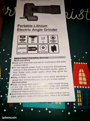 Mini Meuleuse d’Angle Rechargeable 4-en-1 – Découpe, Polissage & Ponçage Facile à la Maison (image 4)