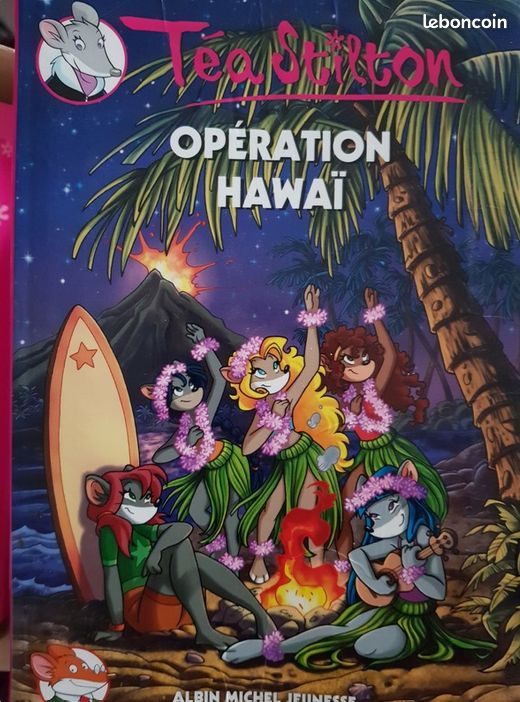 Téa STILTON grand livre 15 " Opération HAWAÏ " - jti1 (image 1)