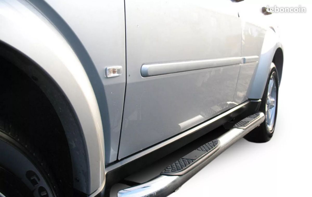 Marchepieds Latéraux Pour Dodge Nitro 2006-2012 – 2 Pièces En Aluminium Noir – Protection Et Accès Facilité