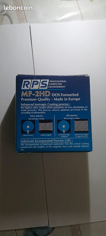 Boites de 10 diskettes R.P.S mf-2hd 3.5" (image 2)