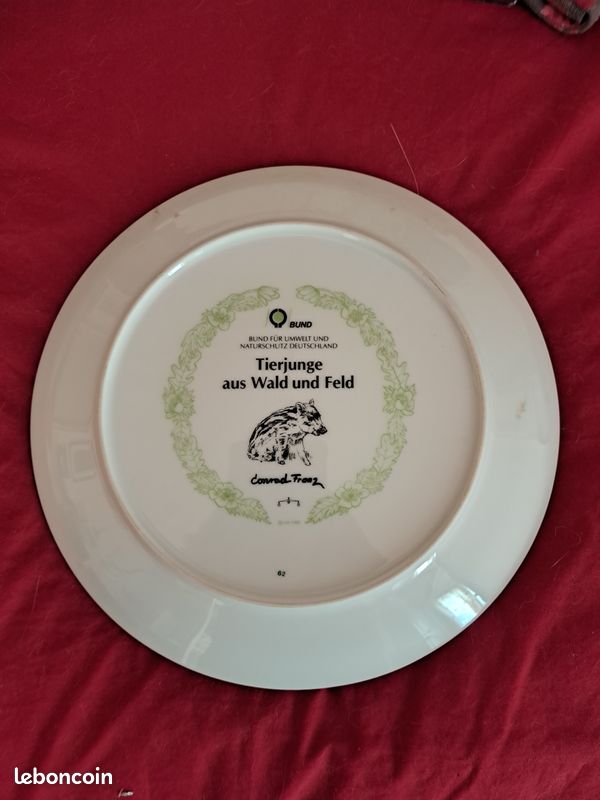 Assiette de collection - Animaux (image 2)