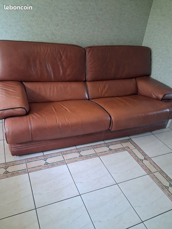 Canapé cuir (image 2)
