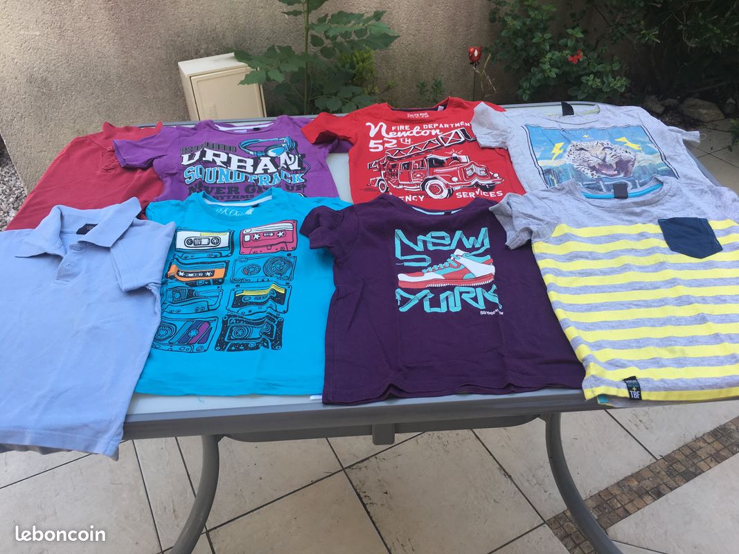 Vivi : tshirt 6 ans garcon manches courtes (image 1)